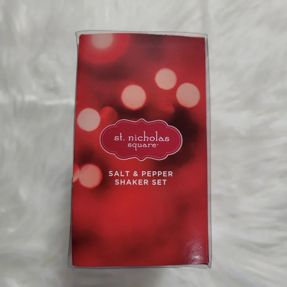St. Nicholas Square Winter Salt & Pepper Shaker Set